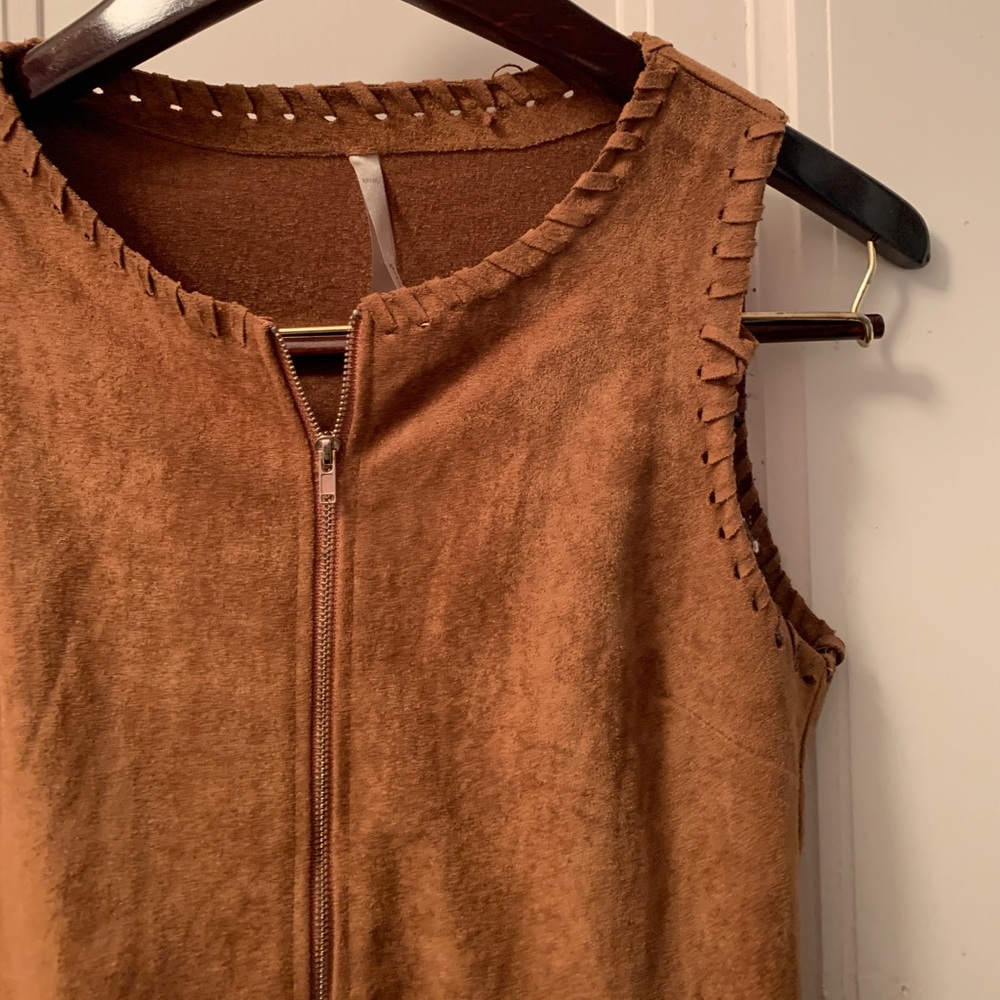 Suede Mini Dress